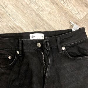 Zara Ankle Slit Jeans